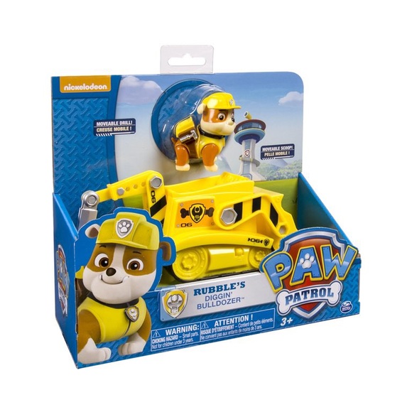 New in box Paw Patrol - Rubble's Diggin' Bulldozer - Figure and Vehicle - Picture 8 of 11